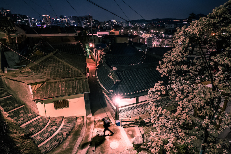 Nighttime in Samcheong-dong